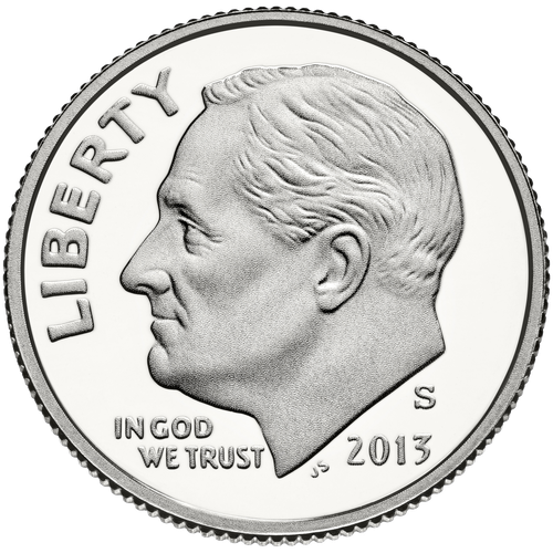 Dime front - Franklin Roosevelt