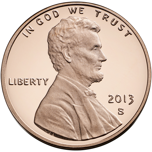 Penny front - Abraham Lincoln