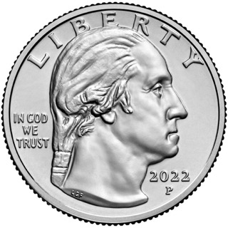 Quarter front - George Washington
